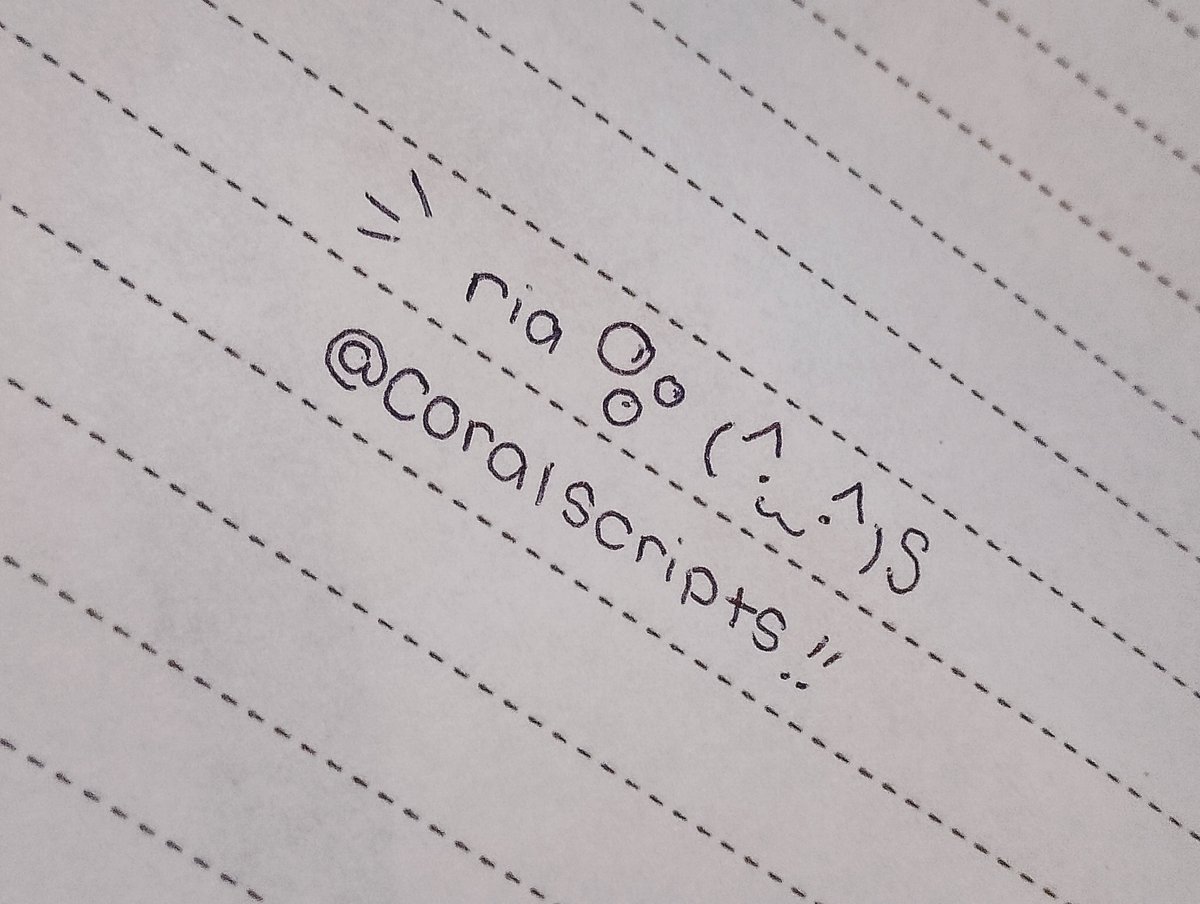 coralscripts tweet picture