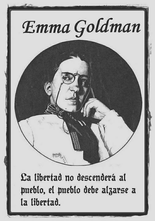anarquia_p's tweet photo. Solía llevar un libro cuando iba a hablar en un míting pues solían detenerla. Promovió la autodefensa de los oprimidos, la expropiación de los medios de producción. Jamás se rindió, jamás dejó de impulsar la anarquía y la revolución. Luchó toda su vida https://t.co/XLYxX2lTWz