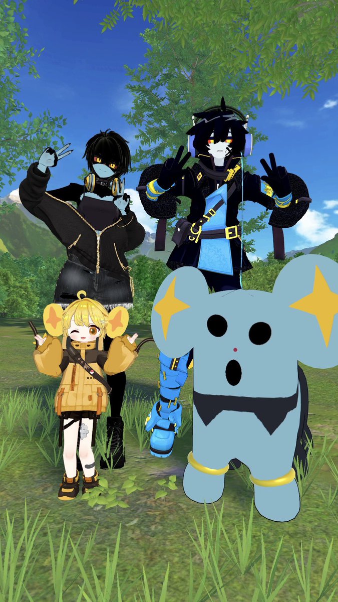 camcamroreroV2's tweet photo. 昨日は、 #VRCポケ改変集会 にお邪魔しました〜！
タイプや世代のミニ集合写真が多々あって、楽しかったです！！😆✨ https://t.co/G72Pqs1EJE