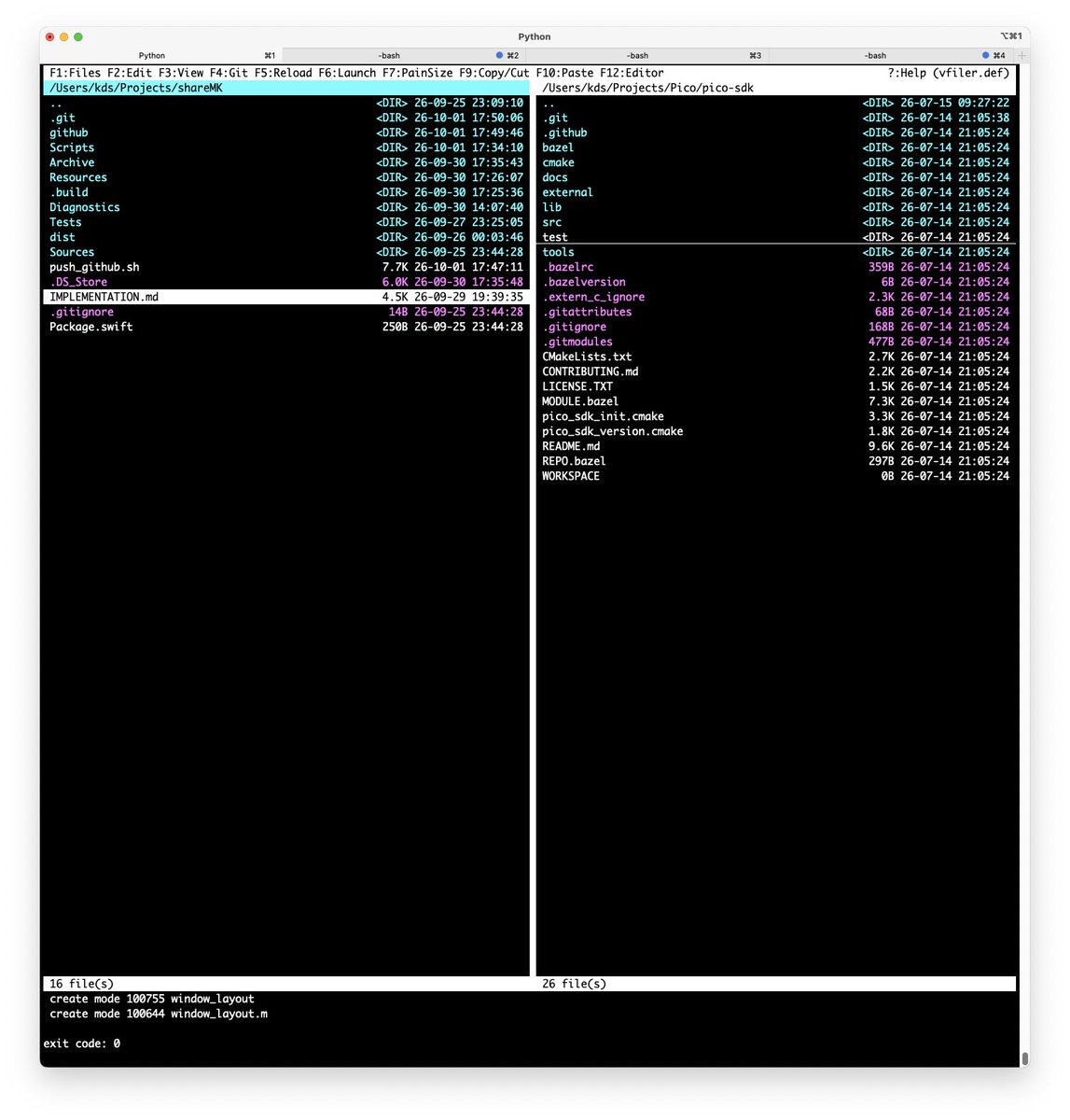 kdservice's tweet photo. @CZ662C VZファイラの使い心地が今も忘れられずMacでもWinでもLinuxでも自作の2画面ファイラ使ってますねｗ https://t.co/ot6Oaw07bc