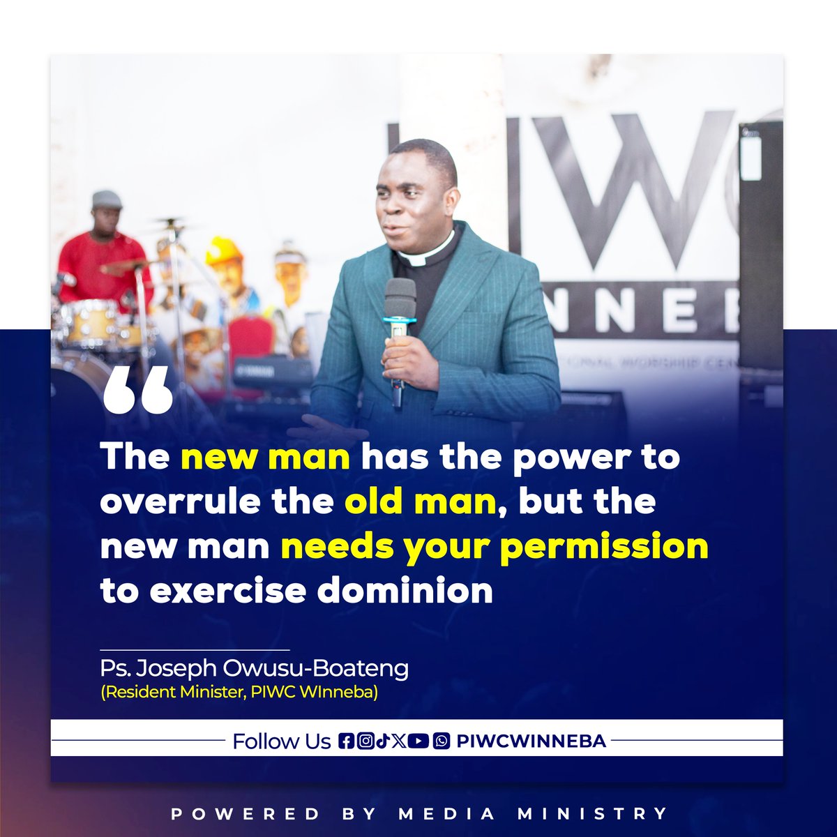 piwc_w's tweet photo. Salvation gives you new life, but daily yieldedness to the Holy Spirit allows that new life to become visible in your character.

| #PossessingTheNations | #piwcwinneba |

➖➖➖➖➖➖➖➖
> Powered By: 
> Media Ministry https://t.co/OU8XIiLE0j