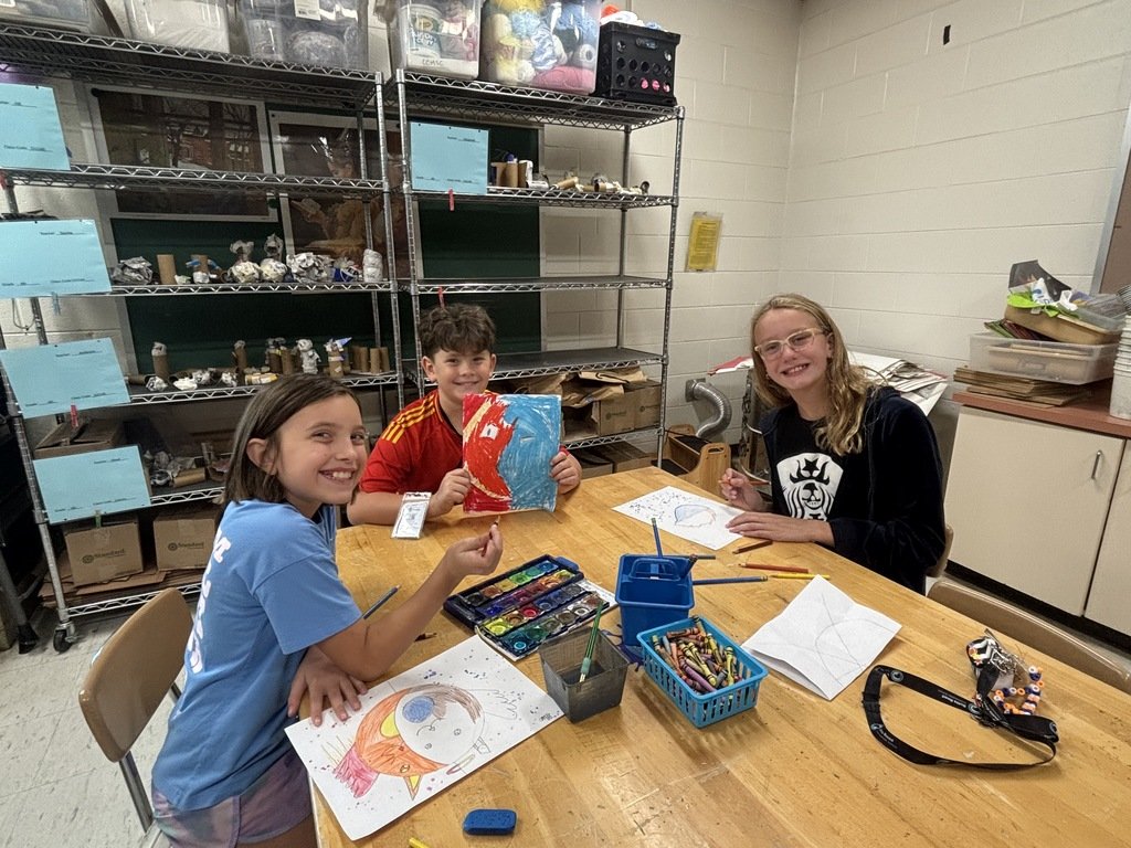 ButtsRoadInt's tweet photo. Ms. Sawyer’s 5th graders are preparing to create their Sun and Moon clay sculptures in Mrs. Tolentino’s art class! 🎨Students first sketched their ideas on paper, exploring patterns, textures, and symbols while connecting their designs to the Sun, Earth, and Moon. ☀️🌎🌙 https://t.co/C5p8YsfcQy