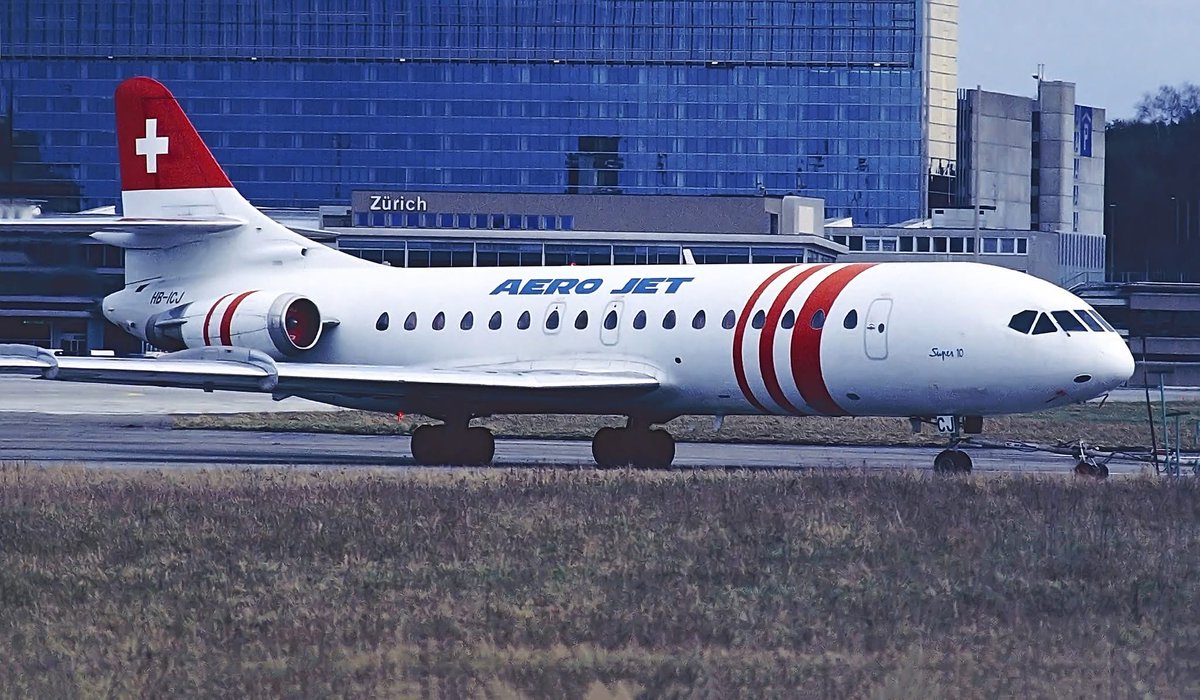 n194at's tweet photo. Aero Jet
SUD SE-210 Caravelle 10B3
Reg: HB-ICJ
ZRH/LSZH Zurich Airport
Date: 1995
Photo credit Jens Polster
#AvGeek #Airline #Aviation #AvGeeks #SUD #Caravelle #ZRH #Zurich @zrh_airport #AeroJet 🇨🇭 https://t.co/SCdlc1GWaZ