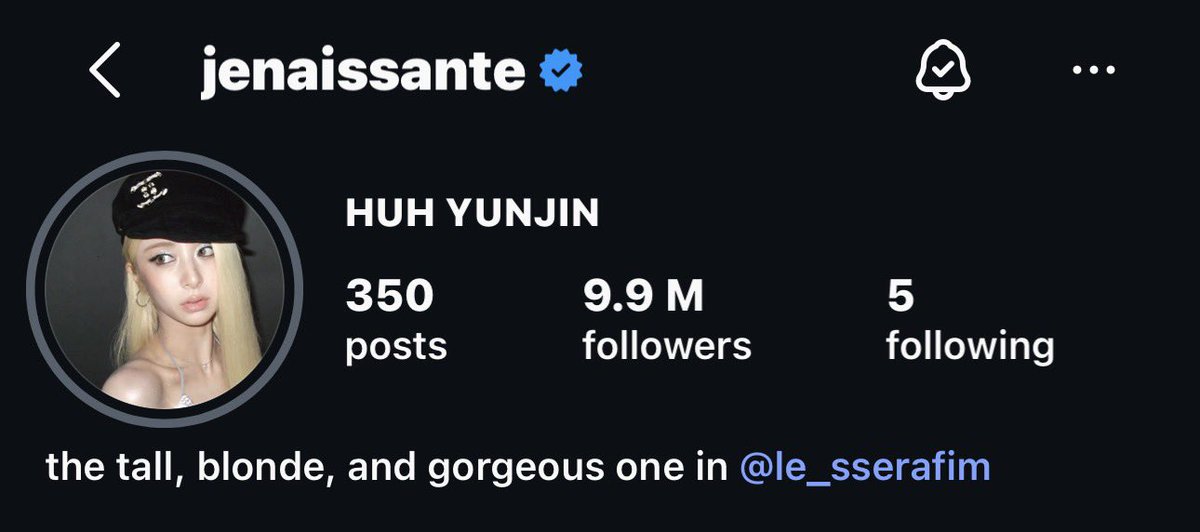 0xygen37144906's tweet photo. ONE MORE FOLLOWER TO JENAISSANTE 10M PARTY 🥹 https://t.co/5clOXSku3O