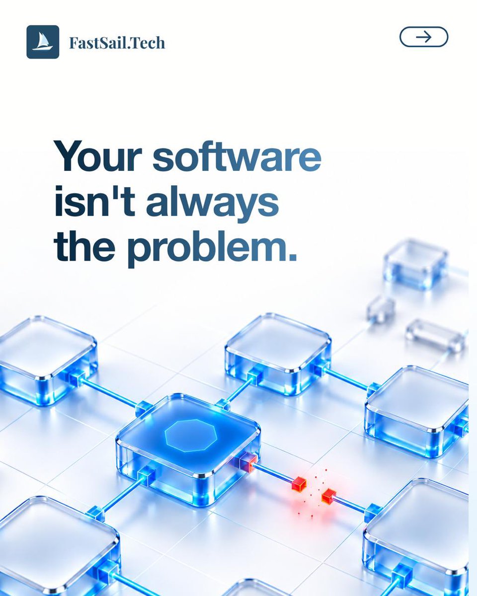 FastsailTech's tweet photo. Sometimes you don’t need another tool.
You need the tools you already have to talk to each other.

Better integration. Cleaner data flow. 

Systems that actually work together.
Before adding another tool, ask: what if the real problem is how everything connects? https://t.co/1uxDFrKcKF