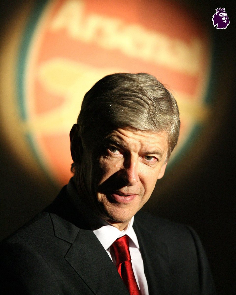 PLforIndia's tweet photo. On This Day in 1996, Arsène Wenger took charge of Arsenal 😍  

3 Premier League titles 🏆 
The Invincibles 2003/04 🤩 
828 Premier League games managed, the most by any manager 👏  

Describe his legacy in one word 👇

@Arsenal https://t.co/8zBMCIThi9