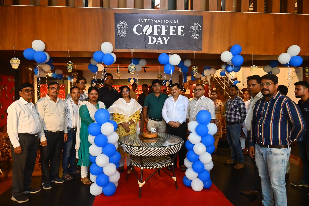 scstdevdept's tweet photo. On International Coffee Day, TDCCOL recognized the dedication of all Koraput coffee farmers and reassured its commitment to sustainable coffee farming, tribal development, and delivering the best quality coffee under the Koraput Coffee banner.
3/3 https://t.co/naDSfzKjLg