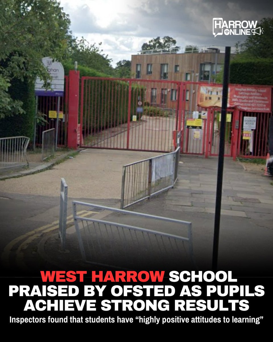 harrowonline's tweet photo. Vaughan Primary School in West Harrow has been praised for pupils’ achievement, behaviour and inclusion following its latest Ofsted inspection. Link in bio. #Harrow #News #HarrowOnline https://t.co/2rDLlDK0sK