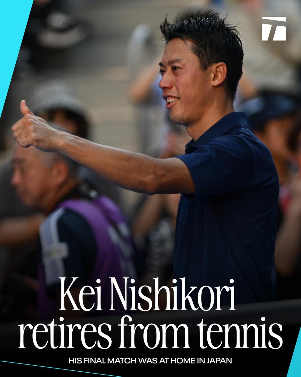TennisChannel's tweet photo. Thank you for everything, Kei 🩵 

We're wishing you the best in your next chapter! https://t.co/tlip44hyhU