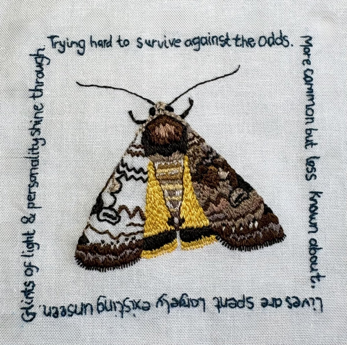hopefullizzy's tweet photo. Earlier this year I was asked if I’d be part of an international M.E quilt, embroidering a 3.5x3.5” square with whatever I wanted that meant something to me about living with this condition.
It took a long time, stitch by stitch, & cost a lot in energy, but I love it.
#MECFS https://t.co/62tQVd9iKl