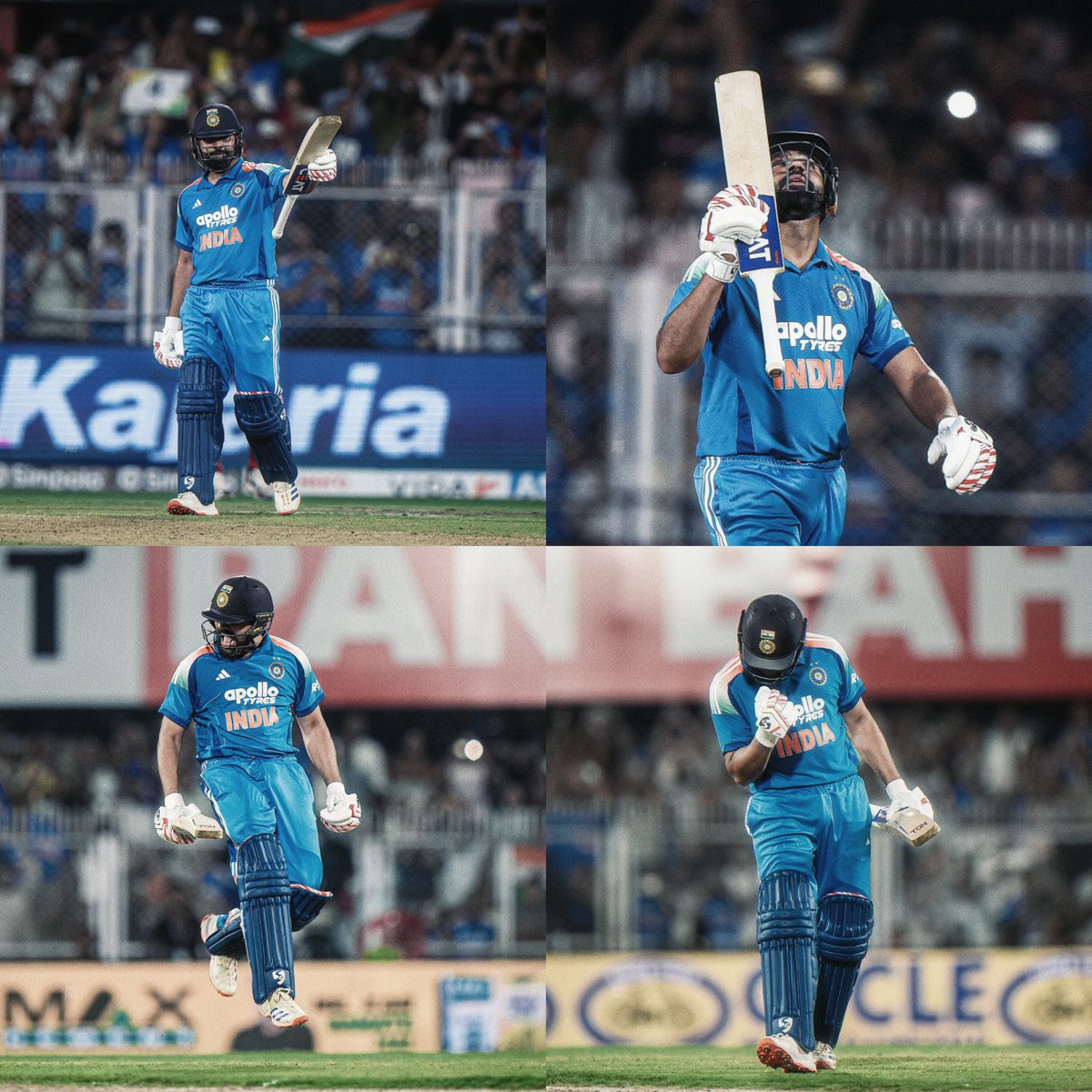 Shebas_10dulkar's tweet photo. 𝗥𝗢𝗛𝗜𝗧 now has 52 Intl Centuries!

𝗙𝗼𝗿𝗺𝗮𝘁 𝗪𝗶𝘀𝗲
35 - ODI*
12 - TEST
  5 - T20I

𝗥𝗲𝘀𝘂𝗹𝘁 𝗪𝗶𝘀𝗲
43 - Won*
  9 - Lost

𝗢𝗽𝗽𝗼𝗻𝗲𝗻𝘁 𝗪𝗶𝘀𝗲
10 - AUS
9 - ENG
8 - SL
8 - WI*
7 - SA
3 - BAN
2 - PAK
2 - NZ
2 - AFG
1 - ZIM

𝗖𝗼𝘂𝗻𝘁𝗿𝘆 𝗪𝗶𝘀𝗲
29 - IND*
10 - ENG
6 - AUS
2 - SL
2 - ZIM
1 - SA
1 - WI
1 - UAE

𝗔𝗴𝗲 𝗪𝗶𝘀𝗲
23 - 2
24 - 0
25 - 0
26 - 4
27 - 3
28 - 4
29 - 0
30 - 9
31 - 7
32 - 10
33 - 1
34 - 1
35 - 2
36 - 5
37 - 1
38 - 1
39 - 2*

𝗨𝗻𝗱𝗲𝗿 𝗘𝗮𝗰𝗵 𝗖𝗮𝗽𝘁𝗮𝗶𝗻 
25 - Virat Kohli
12 - Under Himself 
10 - MS Dhoni
  3 - Shubman Gill*
  2 - Suresh Raina

𝗕𝗮𝘁𝘁𝗶𝗻𝗴 𝗣𝗼𝘀𝗶𝘁𝗶𝗼𝗻 𝗪𝗶𝘀𝗲
At No. 1 - 32 Centuries*
At No. 2 - 15 Centuries 
At No. 4 - 2 Centuries 
At No. 6 - 3 Centuries 

𝗬𝗲𝗮𝗿 𝗪𝗶𝘀𝗲
2007 - 0
2008 - 0
2009 - 0
2010 - 2
2011 - 0
2012 - 0
2013 - 4
2014 - 1
2015 - 4
2016 - 2
2017 - 8
2018 - 7
2019 - 10
2020 - 1
2021 - 2
2022 - 0
2023 - 4
2024 - 3
2025 - 2
2026 - 2*

𝗥𝗲𝗮𝗰𝗵𝗶𝗻𝗴 𝗖𝗲𝗻𝘁𝘂𝗿𝗶𝗲𝘀 𝗯𝘆 𝗛𝗶𝘁𝘁𝗶𝗻𝗴 
1 run - 20 times*
2 runs - 8 times
3 runs - 1 time 
4 runs - 14 times
6 runs - 9 times 

𝗠𝗼𝗻𝘁𝗵 𝗪𝗶𝘀𝗲 
JAN - 7
FEB - 5
MAR - 2
APR - 0
MAY - 2
JUN - 4
JUL - 6
AUG - 2
SEP - 3*
OCT - 12
NOV - 6
DEC - 3

𝗗𝗮𝘆 𝗪𝗶𝘀𝗲 
15 - Sunday
 1 - Monday 
 5 - Tuesday 
 8 - Wednesday*
 8 - Thursday 
 7 - Friday 
 8 - Saturday

𝗗𝗮𝘁𝗲 𝗪𝗶𝘀𝗲 
1 - 1
2 - 4
3 - 0
4 - 1
5 - 2
6 - 2
7 - 1
8 - 2
9 - 1
10 - 1
11 - 2
12 - 3
13 - 5
14 - 0
15 - 4
16 - 2
17 - 1
18 - 2
19 - 4
20 - 0
21 - 1
22 - 1
23 - 1
24 - 1
25 - 1
26 - 1
27 - 1
28 - 1
29 - 2
30 - 3*
31 - 1

𝗡𝗼𝗻-𝗦𝘁𝗿𝗶𝗸𝗲𝗿 𝗪𝗶𝘀𝗲 
(In each Century)

14 - Kohli
5 - Jadeja 
5 - Rahul
4 - Dhoni
3 - Gill*
3 - Rahane
3 - Shreyas 
2 - Raina
2 - Hardik 
2 - Rayudu
1 - Ashwin 
1 - Shami
1 - Saha
1 - Pujara
1 - Pant
1 - Mayank
1 - Jaiswal 
1 - Ishan
1 - Rinku 

𝗩𝗲𝗻𝘂𝗲 𝗪𝗶𝘀𝗲
3 - Visakhapatnam 
3 - Birmingham 
3 - Bengaluru
3 - Nagpur 
2 - Kolkata 
2 - Kanpur 
2 - Dharamshala
2 - Indore
2 - Melbourne 
2 - Bulawayo
2 - Sydney
2 - Guwahati*
1 - Lords
1 - Delhi
1 - Cuttack
1 - Lucknow 
1 - Mumbai (Brabourne)
1 - Brisbane 
1 - Bristol
1 - Dubai
1 - Leeds
1 - Mohali
1 - Ranchi
1 - Oval, London
1 - Chennai 
1 - Rajkot 
1 - Manchester 
1 - Pallekele
1 - Colombo (RPS)
1 - Jaipur 
1 - Gqeberha
1 - Southampton
1 - Nottingham 
1 - Perth (WACA)
1 - Wankhede 
1 - Roseau (WI)

𝗜𝗻𝗱𝗶𝗮𝗻 𝗦𝘁𝗮𝘁𝗲𝘀/𝗨𝗻𝗶𝗼𝗻 𝗧𝗲𝗿𝗿𝗶𝘁𝗼𝗿𝗶𝗲𝘀 𝗪𝗶𝘀𝗲
5 - Maharshtra 
3 - Karnataka 
3 - Andhra Pradesh 
3 - Uttar Pradesh 
2 - Madhya Pradesh 
2 - Himachal Pradesh 
2 - West Bengal 
2 - Assam*
1 - Gujarat 
1 - Jharkhand 
1 - Delhi
1 - Odisha 
1 - Punjab 
1 - Rajasthan 
1 - Tamil Nadu 

To be Continued....