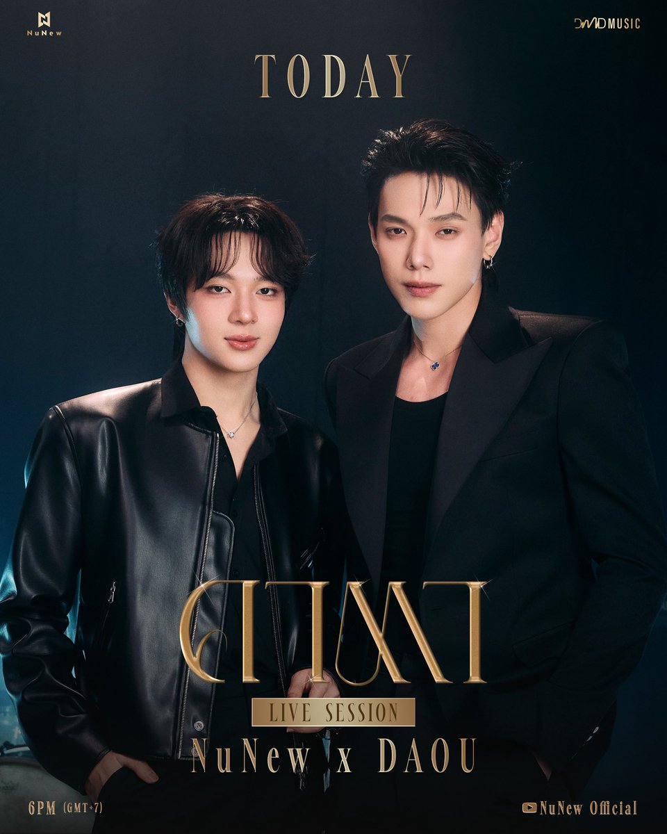 DMDMusicTH's tweet photo. TODAY ❗️

เตรียมรับชม Live session เพลง “คาตา (KATA)” By NuNew X DAOU

YouTube : NuNew Official 
🎥 : https://t.co/310K4DE4xH

KATA LIVE SESSION
#นุนิวคาตาxต้าห์อู๋

#เพลงคาตา
#NuNew7thSingle
#NuNew #DAOU
@CwrNew @oueiija
#DMDMUSIC https://t.co/g5jLsLoP0k