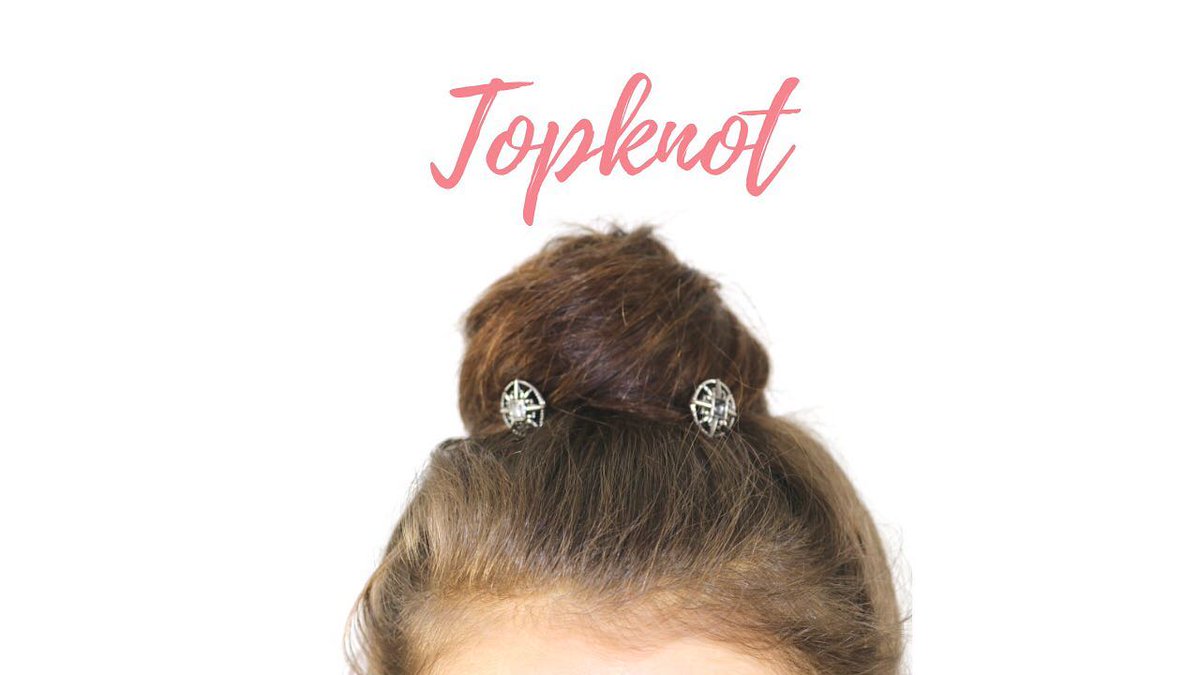 yshannon's tweet photo. The perfect lazy-day hairstyle is a topknot. I recently made a video showing my 3 favorite ways to create one. You may know the basics, but you might not know all three styles. https://t.co/MyRkCKjzxk