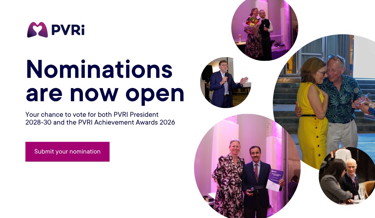 PVRI's tweet photo. 📢 Nominations are now open for...PVRI President 2028-30 and PVRI Achievement Awards 2026

These nominations provide an opportunity for PVRI members to:
▪️recognise outstanding contributions to PH research
▪️help shape the future leadership of PVRI

🗓️ Nominations close 28 October 2026, 09:00 GMT

➡️ Submit a nomination: https://t.co/HAnPdBoTBh 

❓️ Not a member? Become a member today: https://t.co/GlOhfQtqug