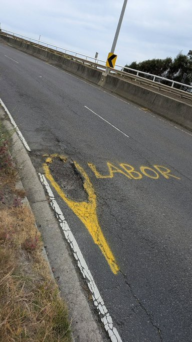 Truthmatters48's tweet photo. You cannot even fix the potholes 'liar'🤣🤣🤣 https://t.co/W7jqYlw2Rc