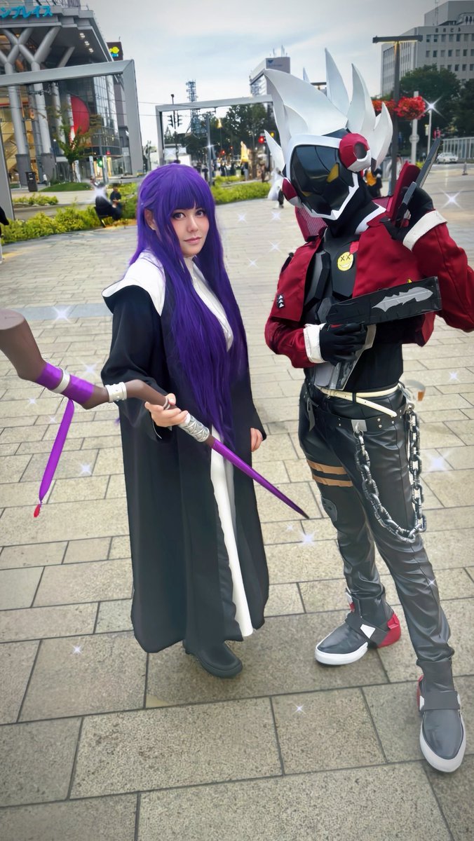 ByurichanCos's tweet photo. ビリーとの2ショット♡
推しがゲームの中から飛び出て来て
大興奮･:*+.\(( °ω° ))/.:+
カッコ良すぎる!!
シュタルクごめん

@RuruKure_1115 さんありがとう😊

#ENCOS2026 #エンコス2026 #コスプレ https://t.co/OCw0qiiB4z