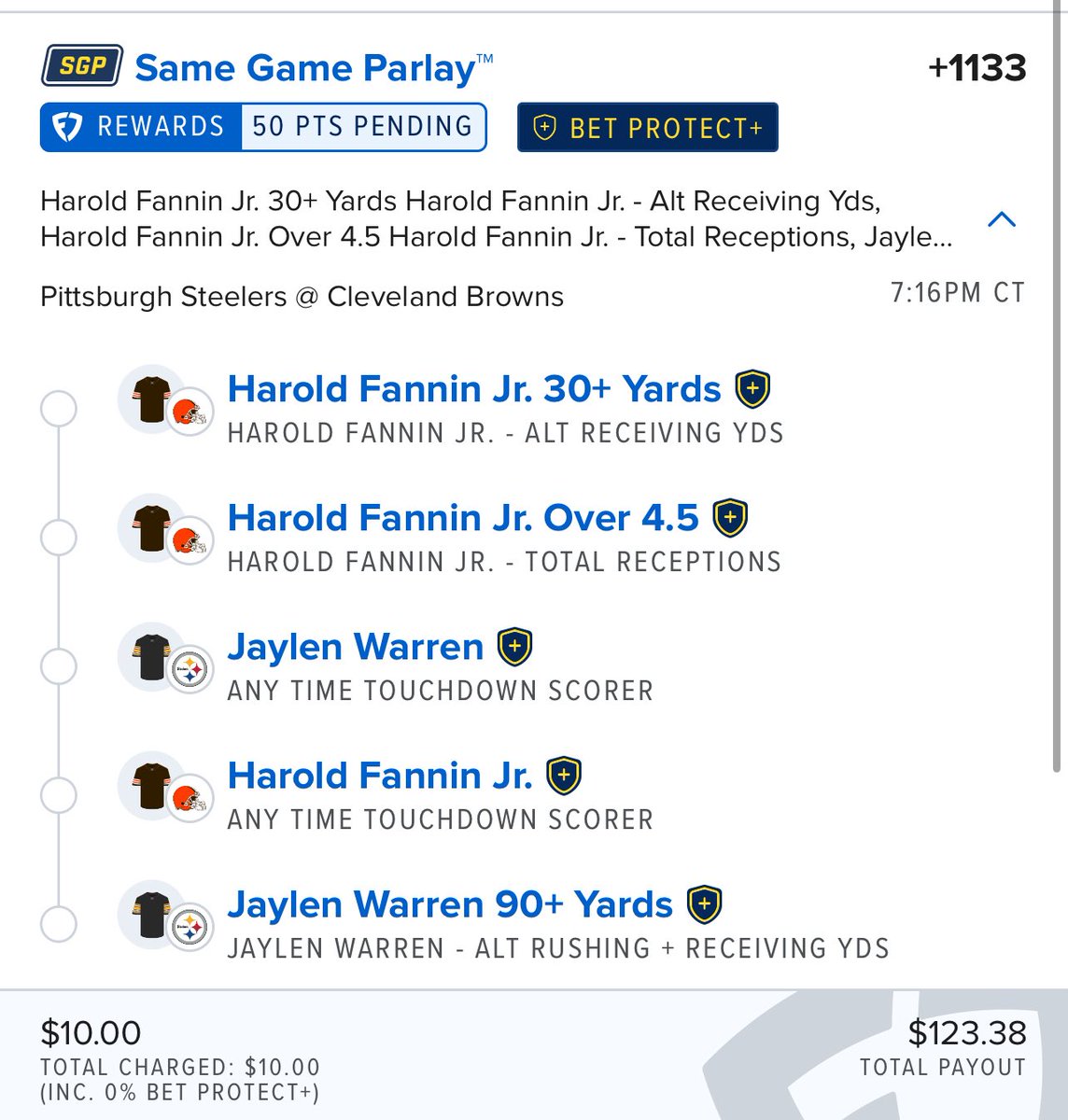 BlackMambaDFS's tweet photo. Play I made off the two Thursday Night Football writeups I put out

Harold Fannin + Jaylen Warren 🤝

@Playbook https://t.co/KCXouBv1KL