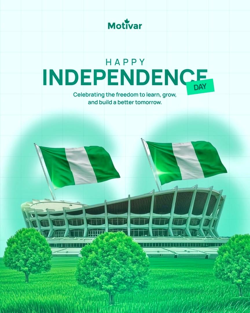 _Motivar's tweet photo. Happy Independence Day, Nigeria! https://t.co/3ubSlrmHsr