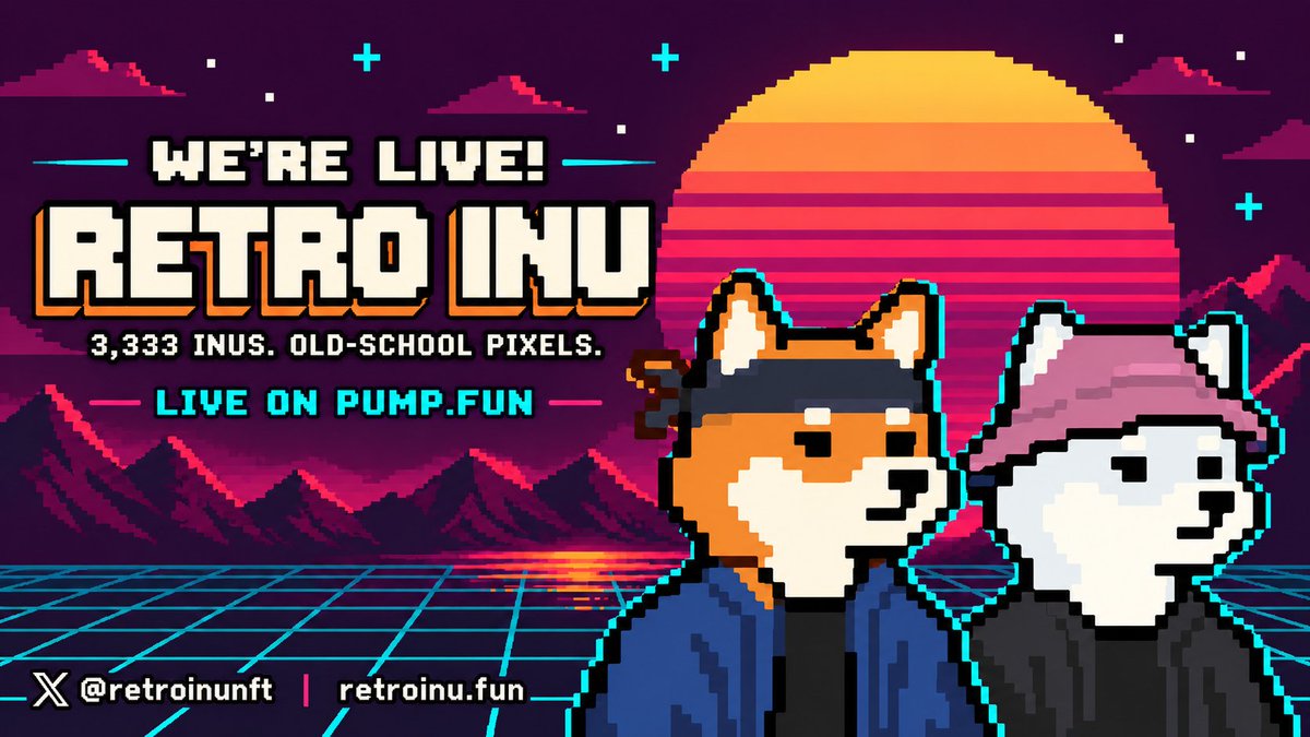 RetroInuNFT's tweet photo. LIVE, Hold 10$ worth of $RI and mint a retro inu for free.

Once minted it will show up in your Phantom wallet under the collectibles tab.

CyS4wN9rbD7GrequMH11PnHYFfKZK2QyWVLsr7izkinu https://t.co/arJIlCtSBK