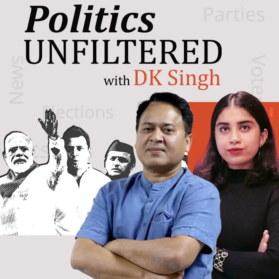 ThePrintIndia's tweet photo. Stay tuned for our weekly show, ‘#PoliticsUnfiltered with DK Singh,’ where ThePrint's political editor @dksingh73 &amp; associate editor @MandhaniApoorva answer your questions from the world of politics. Send in your questions.

https://t.co/VvrlLPl8sd https://t.co/5G6bbjmCO8