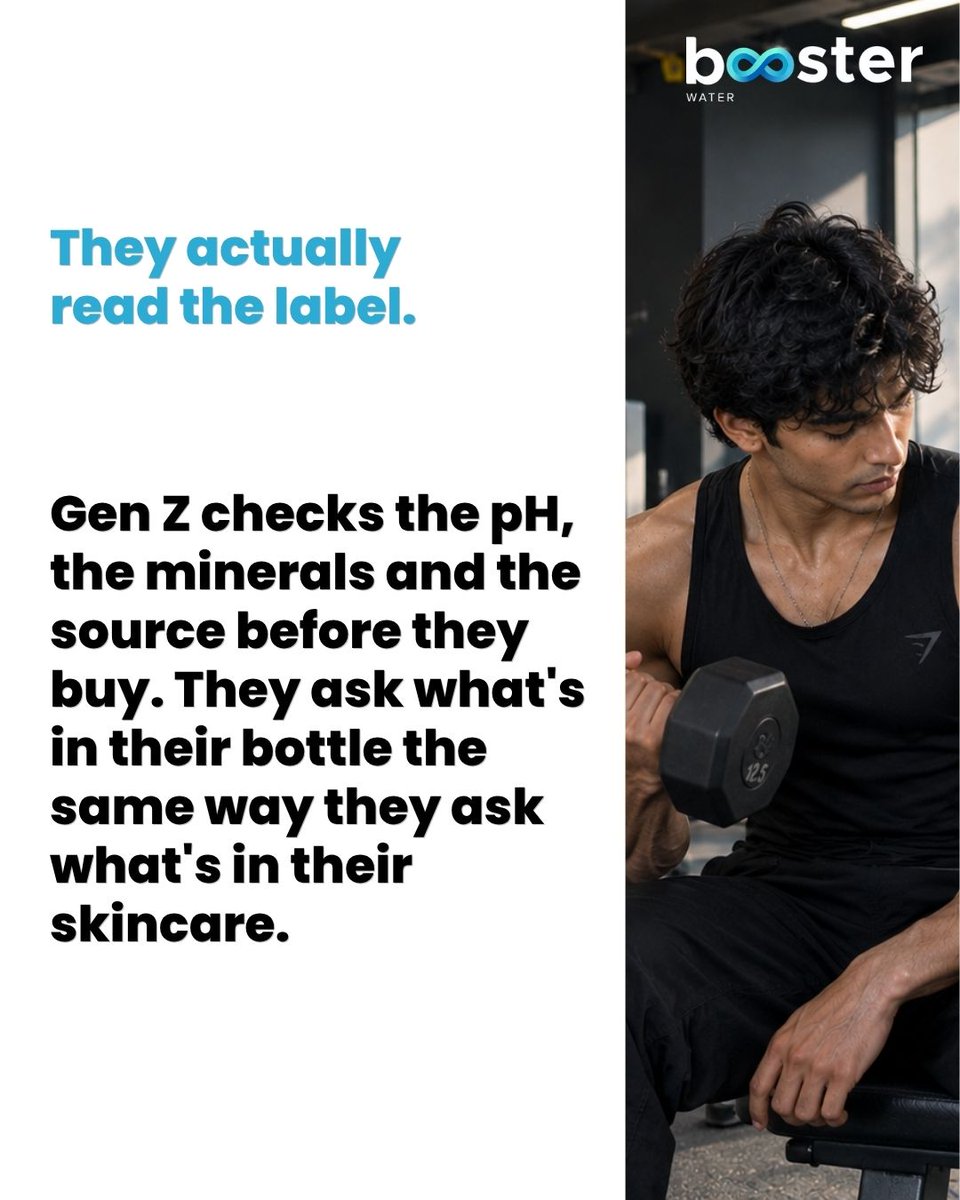booster_water's tweet photo. Water, but make it intentional. 💧

Gen Z is reading labels, thinking about what's in the bottle and making hydration part of the daily wellness routine.

Small sip. Big upgrade.
🌐 https://t.co/vEnrRoB3JO

#BoosterWater #Hydration #Wellness https://t.co/ppkkcX9u7x