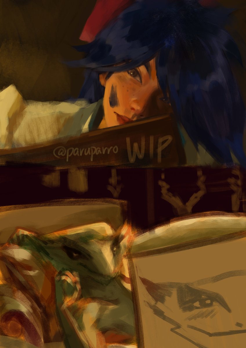 Paruparro's tweet photo. This has been consuming my thoughts all night, I needed to draw it. Still a WIP though so hopefully I find time to finish it later!!
#wip #deadlock https://t.co/RB8xLBfBJI