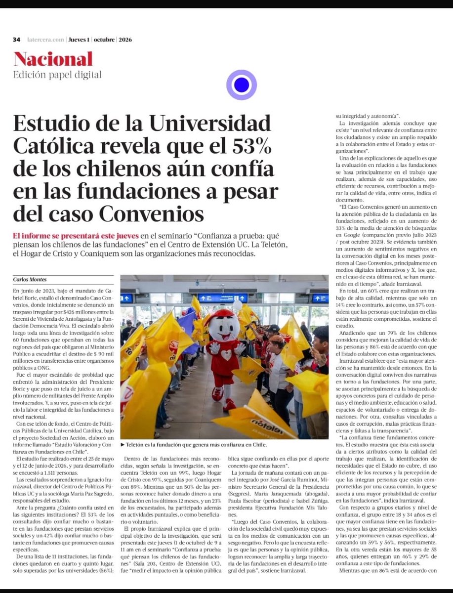 Ignacio_Irarraz's tweet photo. @latercera adelanta la noticia de nuestro seminario que comienza en una hora..! https://t.co/gXzP2SRFg8