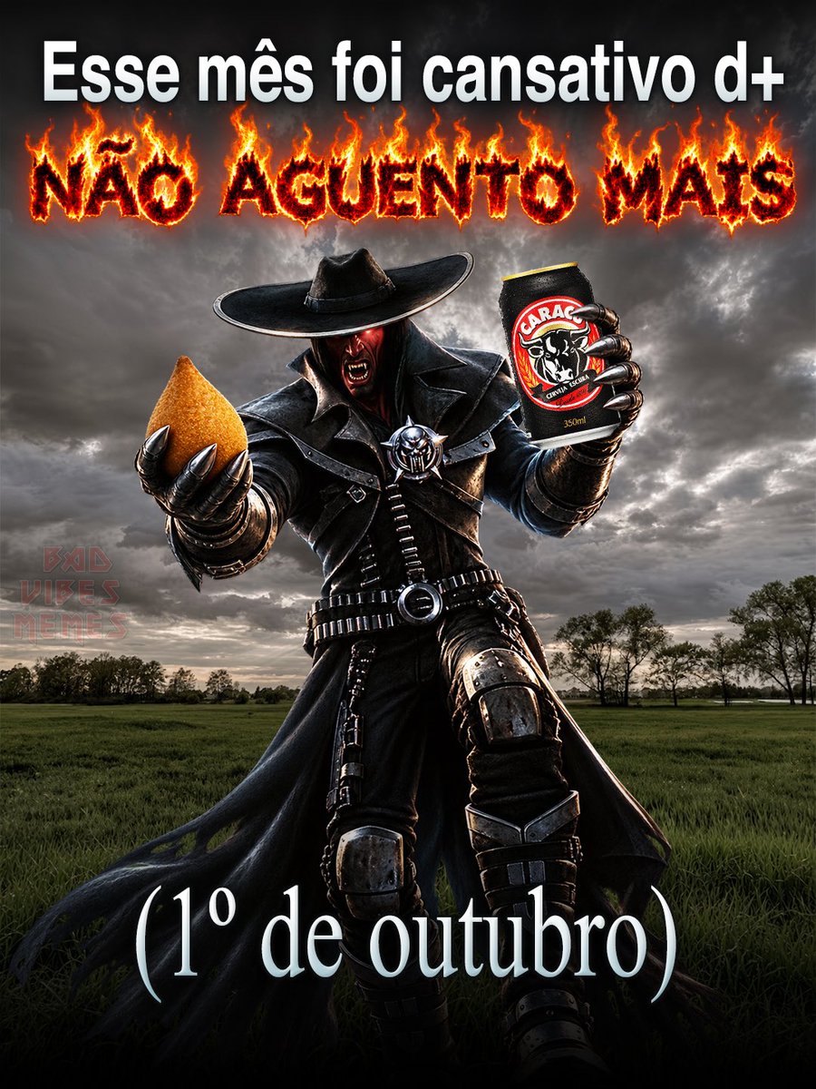 BadVibesMemes's tweet photo. Acaba logo outubro 🫩 https://t.co/Y05g7dMowK