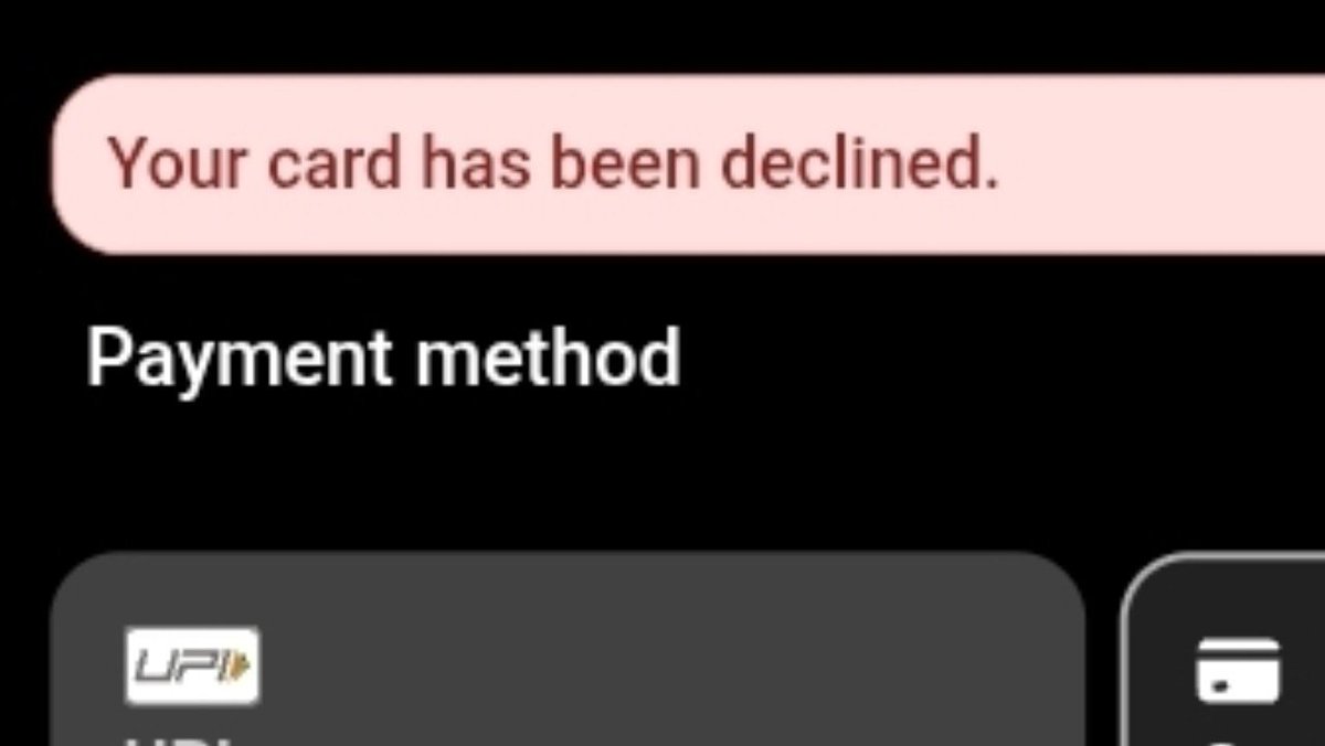 sameerahmad0313's tweet photo. Dear @JandKBank, I’m facing an issue with my debit card while making online payments. I receive the OTP successfully, but after entering it, the payment fails with the message “Your card has been declined.” Please look into this issue and help resolve it. Screenshot attached. https://t.co/kQDOz4uYUC