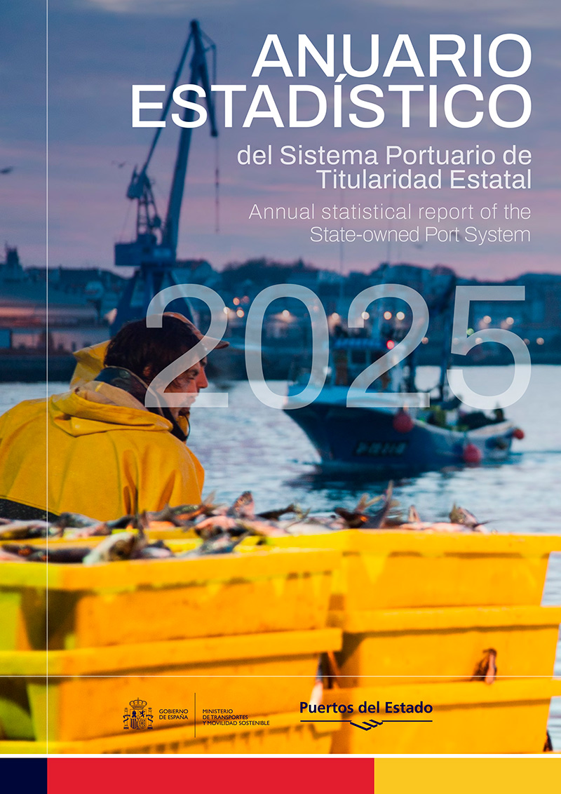 PuertosEstado's tweet photo. 📢 ¡El Anuario Estadístico 2025 de #PuertosdelEstado ya está disponible!

📊 Con toda la información de los #puertos españoles correspondiente a 2025 y el Cuadro de Mando de Datos Anuales 1962-2025 para consultar de forma interactiva datos y comparativas. https://t.co/BQ7k67R2gD https://t.co/rhE2RuZMXT