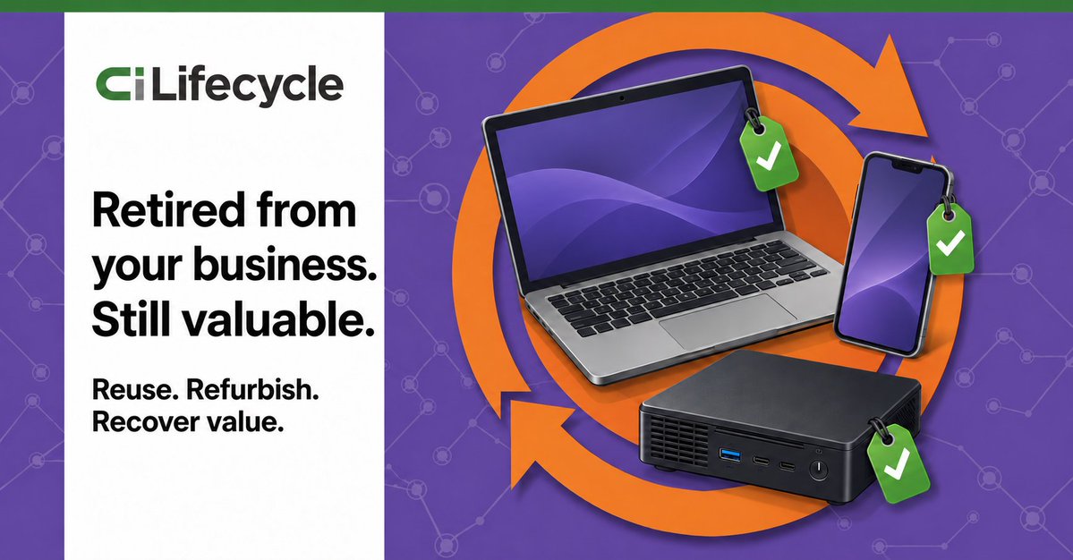 CiLifecycle's tweet photo. Blancco’s ITAD Summit 2026 review highlights growing interest in reuse as component costs rise.

Before replacing equipment, check what still works, what can be redeployed and what needs retiring.

Learn more: https://t.co/31JetzKtvu

#ITAD #CircularEconomy https://t.co/ikutVwnWMQ