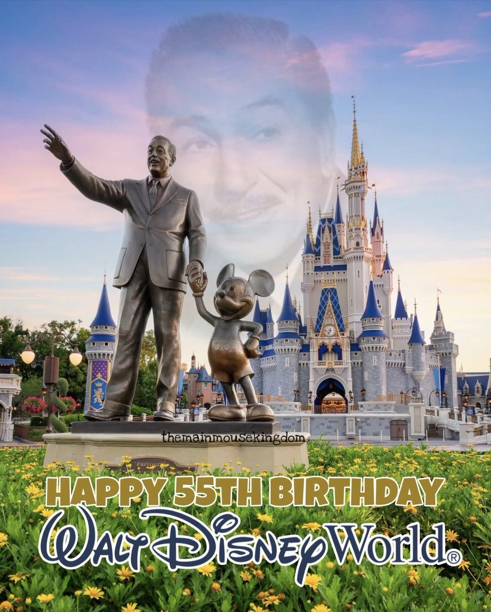 PixieDustSnaps's tweet photo. Happy 55th Birthday, #DisneyWorld ! @Disney #HappyBirthday #PixieDustSnaps @PixieDustSnaps https://t.co/ifPNJfVmt6
