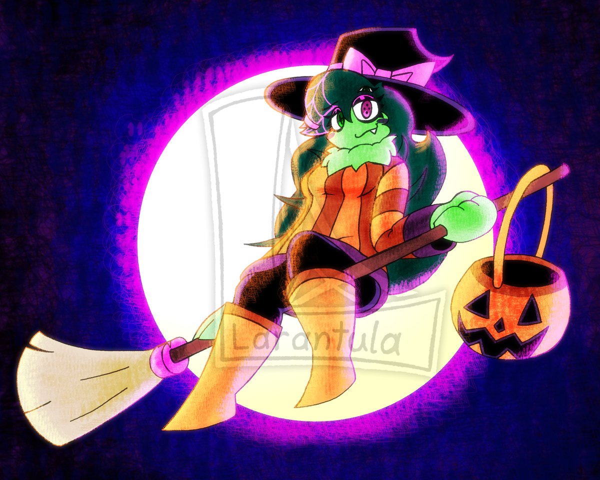 _Larantula_'s tweet photo. Redraw of that one halloween thing I drew 2 years ago.
#art #oc https://t.co/nGLgTrWr32