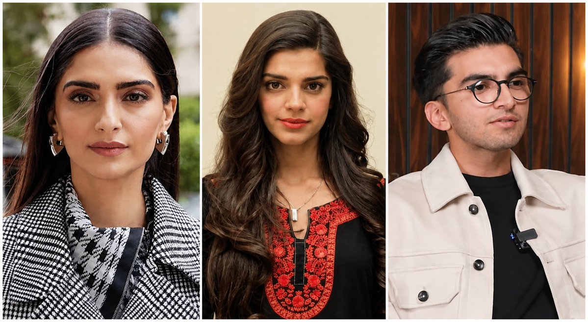 ShreyashiMonda8's tweet photo. From mocking Sonam’s accent on television to defending Baby Kadwani’s integrity and image, this snooty snob Sanam Saeed really has some nerve. Sonam may be many things, but she’s nowhere near as hypocritical as this wannabe elite.
#sanamsaeed
#Mohabbat
#7thsky https://t.co/Qsb0jAMpHm