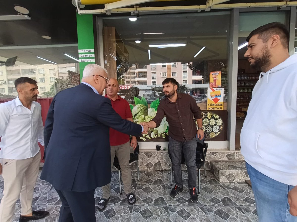 MHPSeyhanKACEP's tweet photo. İlçe Başkanımız Sayın Turgut Bağdağı, esnaf ziyaretlerine ara vermeden, gönül gönüle ve istişare içerisinde devam ediyor.
Bu kapsamda Tellidere Mahallemizden Çerezci işletme sahibi Cevri Bey’i işyerinde ziyaret ederek hayırlı işler ve bereketli kazançlar temennisinde bulundu. https://t.co/ZV44R3gust