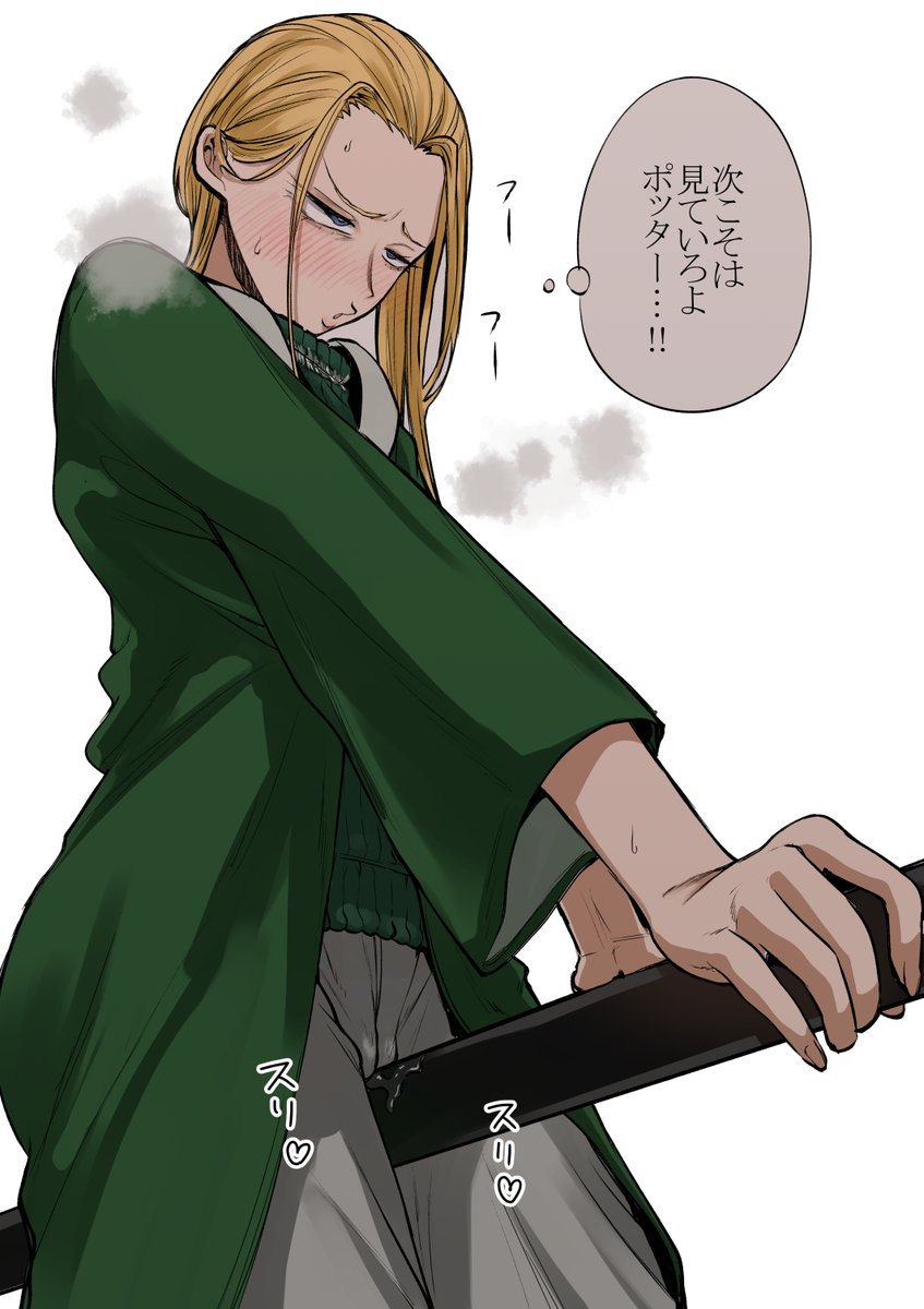 RIKOSYEGOSUB's tweet photo. クィディッチの練習に精が出るフォイ https://t.co/dLsifH8TAm