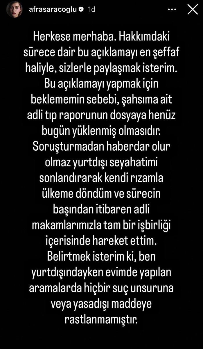 huyde12's tweet photo. Afra Saraçoğlu’ndan yasaklı madde açıklaması 👇 https://t.co/c2pVroQFq3