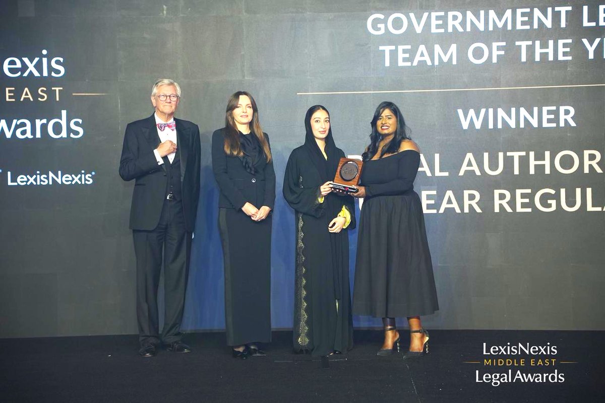 FANRUAE's tweet photo. FANR Wins Two Middle East Awards for Best Government Legal Team and Government Lawyer
For the full news: https://t.co/n3lsSsmdbD

@LexisNexis_ME #uae #nuclear #law https://t.co/l453xKQd9P