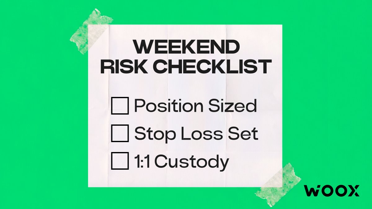 _WOO_X's tweet photo. Secure your portfolio before entering the weekly candle close. Settle position sizing and verify stop-loss triggers 🫡

Trade safe 👉 https://t.co/bOYmT5T9Lf https://t.co/PcE6MVKgcJ