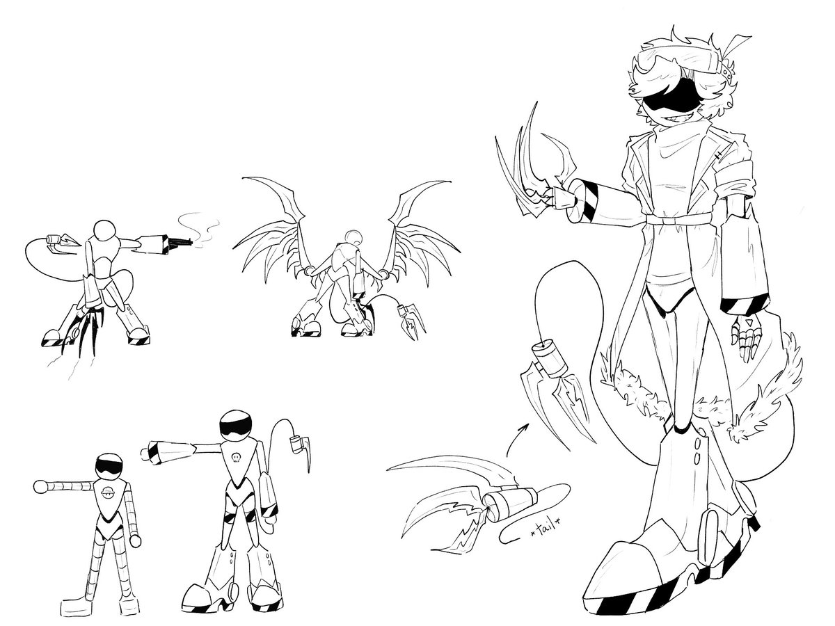 theking10131860's tweet photo. Another long-standing plan I hope everyone will like this comic in the future. ✨️
 
This is just a design picture I'm making. 

#muederdrones #oc #murdetdrones https://t.co/qB9jgqzG3J