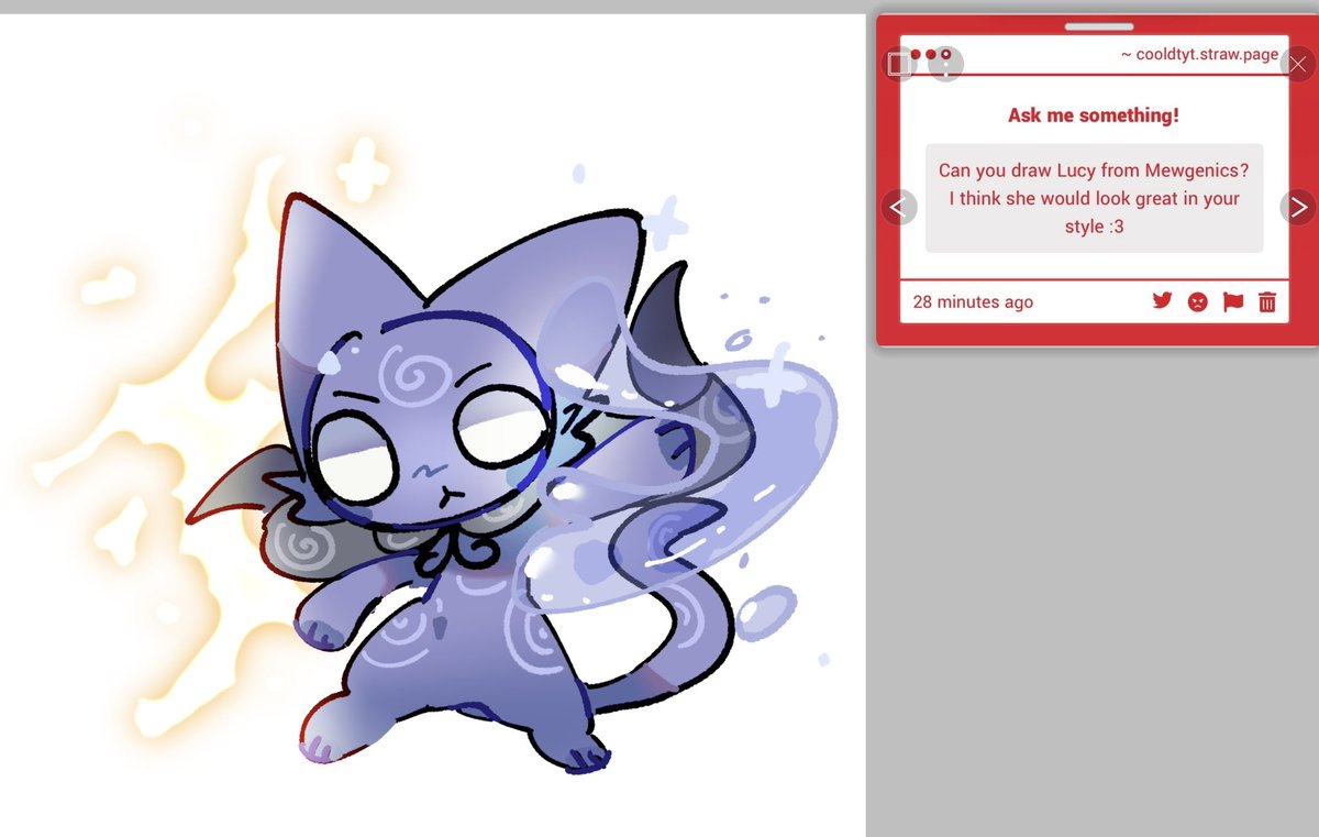 imcoldsw's tweet photo. #mewgenics 
thanks for the request! i had a lot of fun drawing it!🐱 https://t.co/klc31cNDLX