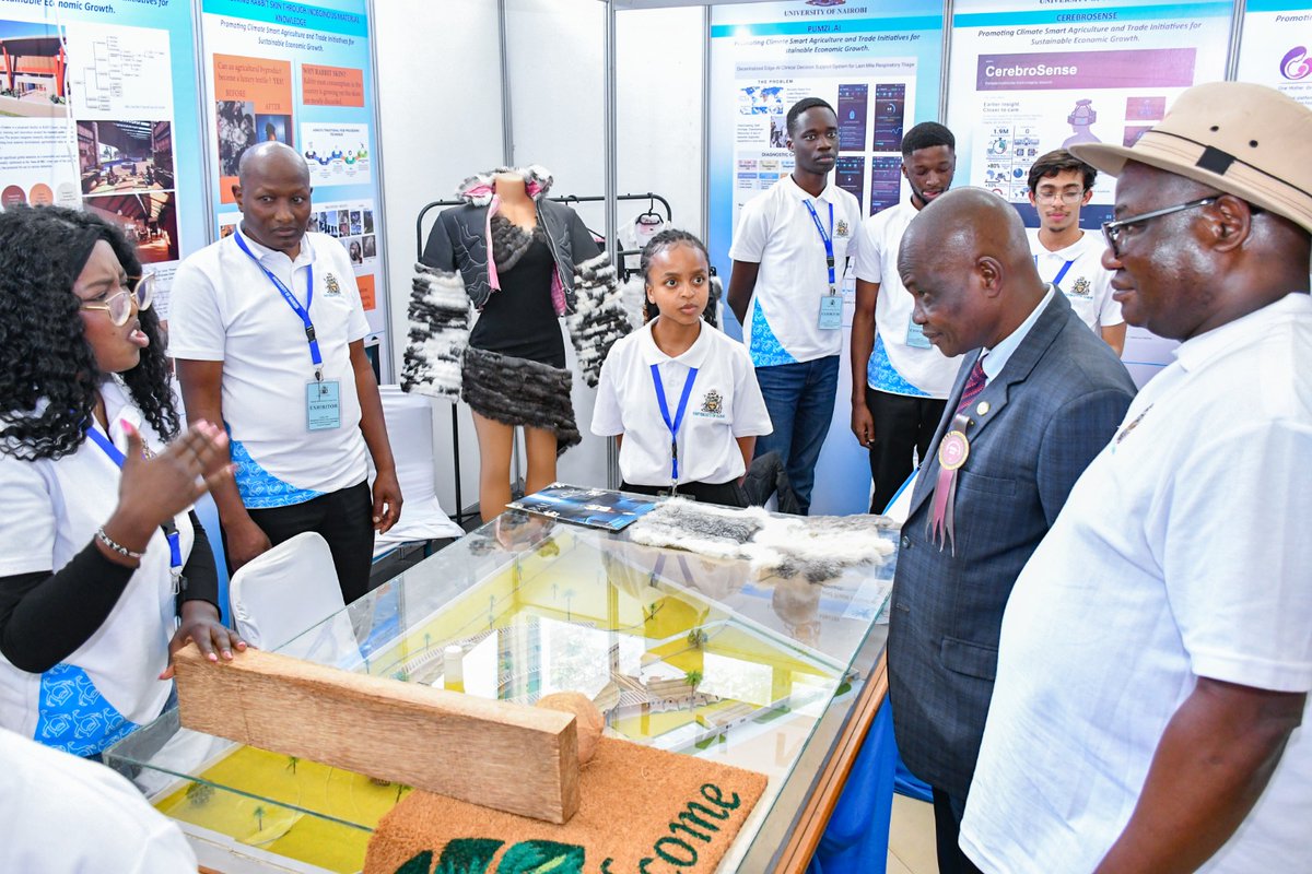 uonbibusiness's tweet photo. The University of Nairobi is renowned for its rich legacy of research and innovation, with some of its ground breaking innovations currently being showcased at the Nairobi International Trade Fair 2026. #WeareUoN #SiNUoN #NITF2026 https://t.co/29z5NHzzx1