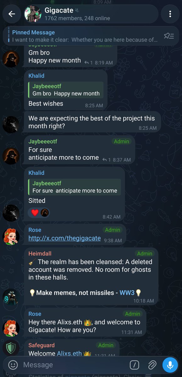 KENZO9129's tweet photo. @theGigacate All joined and supporting the vision

Let's grow together https://t.co/2IJokyvHMB