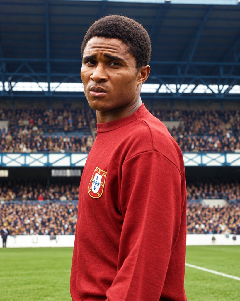 plusbenfica's tweet photo. 📊 𝐒𝐓𝐀𝐓: Eusébio ainda tem números que alimentam o debate com Cristiano Ronaldo na Seleção 🇵🇹

EUSÉBIO:
⚽ 41 golos em 64 jogos
📈 0,64 golos/jogo
🌍 Mundial: 9 golos em 6 jogos
🥇 Melhor marcador do Mundial 1966

CRISTIANO:
⚽ 146 golos em 234 jogos
📈 0,62 golos/jogo
🌍 Mundial: 10 golos em 27 jogos

Eusébio marcou 9 golos num único Mundial. Cristiano precisou de 6 Mundiais para chegar aos 10.