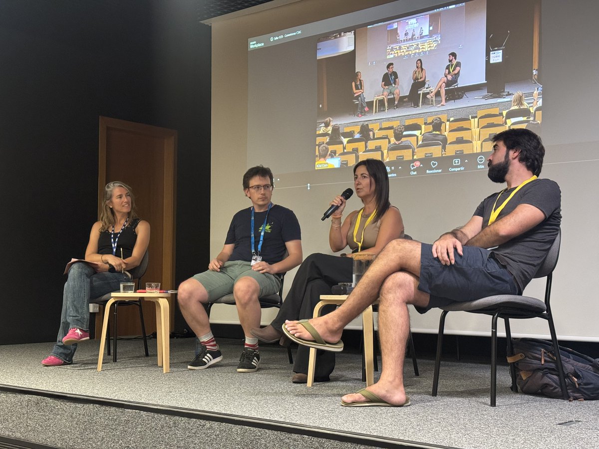 ICMCSIC's tweet photo. 💡¿Cómo transformar una idea en una propuesta competitiva?

🌊Gran éxito del taller para #EarlyCareerResearchers junto a @GeocienciasCSIC  @PolarCSIC sobre oportunidades de financiación, redacción de propuestas y retos de las 1ras etapas de la carrera.

Gracias por venir👏 https://t.co/eBSTfUSnlf