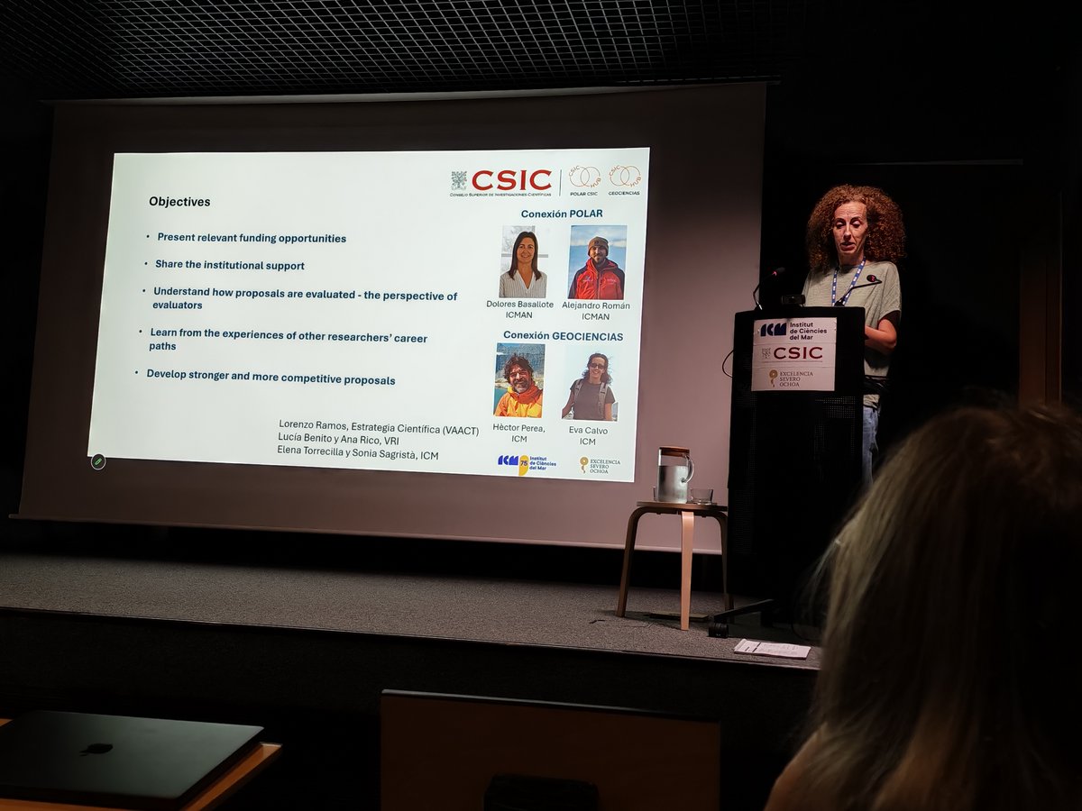 ICMCSIC's tweet photo. 💡¿Cómo transformar una idea en una propuesta competitiva?

🌊Gran éxito del taller para #EarlyCareerResearchers junto a @GeocienciasCSIC  @PolarCSIC sobre oportunidades de financiación, redacción de propuestas y retos de las 1ras etapas de la carrera.

Gracias por venir👏 https://t.co/eBSTfUSnlf