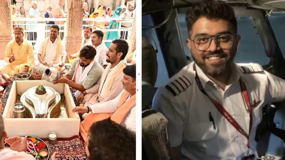 aajtak's tweet photo. काशी विश्वनाथ मंदिर में पायलट स्मित मछार के जल्द स्वस्थ होने के लिए विशेष पूजा, गुजरात भी देगा अवॉर्ड 

काशी विश्वनाथ मंदिर में भारतीय पायलट के विशेष पूजा की गई. मंदिर परिसर स्थित घाट पर 21 शास्त्रीयों ने कैप्टन स्मित के लिए रुद्राभिषेक किया. उनके जल्द स्वस्थ होने और लंबी उम्र की कामना की गई. वहीं गुजरात के सीएम ने भी पायलट को गुजरात गरिमा अवार्ड से सम्मानित करने का ऐलान किया है.

पूरी खबर : https://t.co/zLPJuNkciv

#KashiVishwanathTemple #Varanasi #VaranasiNews #CaptainSmit #PilotSmit @RoshanAajTak
