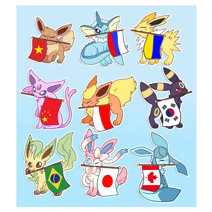 Minox327's tweet photo. Pokemon in different country. https://t.co/ODDcDur2jo