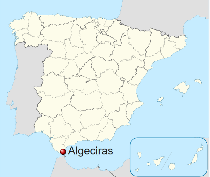 militartis's tweet photo. ALGECIRAS - città della Spagna sul golfo omonimo, di fronte a Gibilterra. https://t.co/Eto0NpGUJp