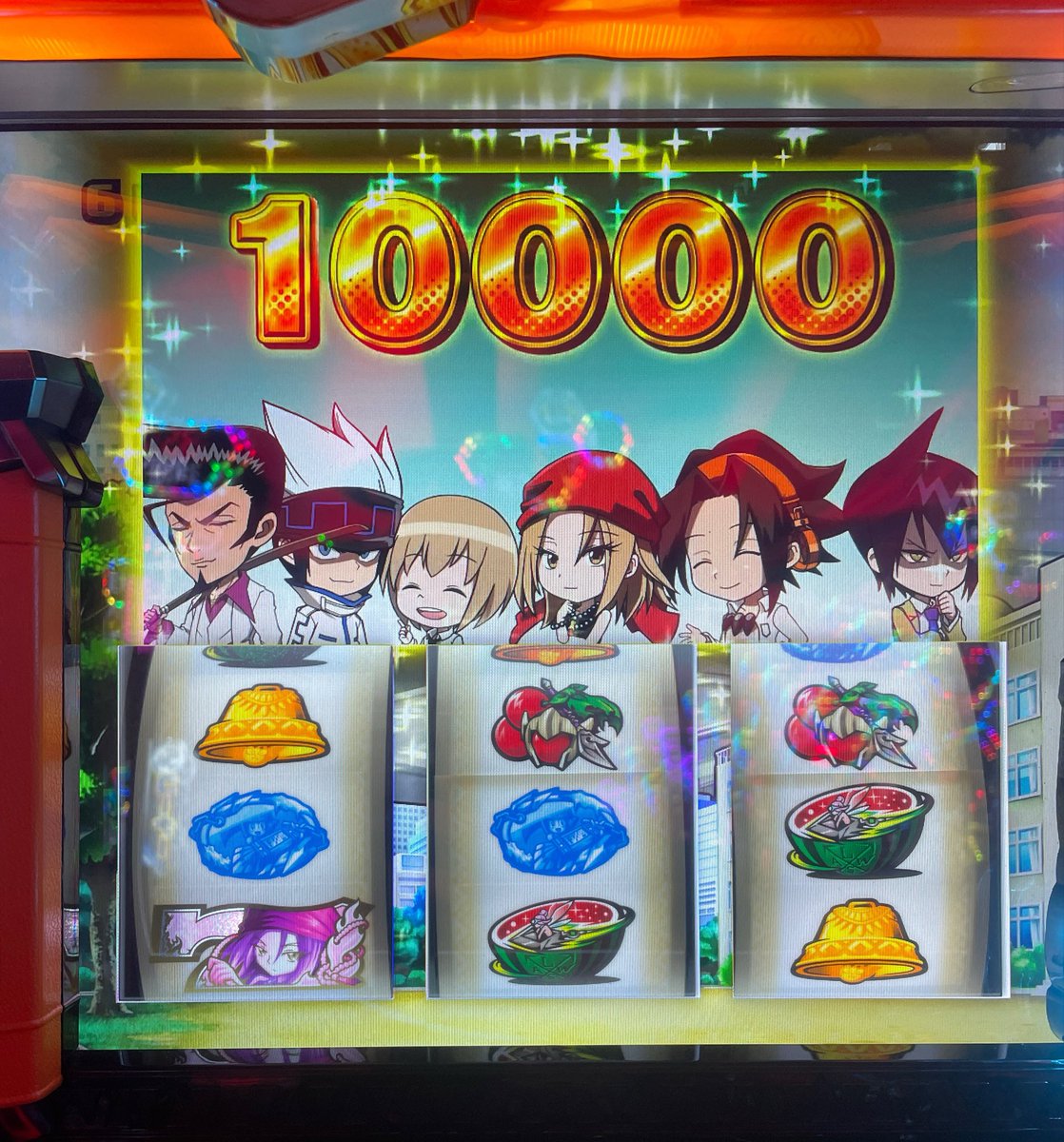 KK__mai_'s tweet photo. シャーマンキングで万枚達成
最終11,000枚で終了！
昨日のやつ、楽しかった https://t.co/YuxumLiTQ8